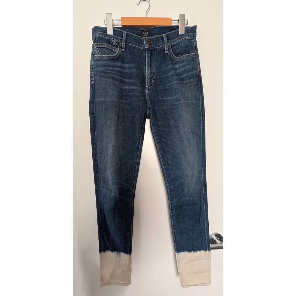 Citizens of Humanity Rocket High Rise Skinny Bleached Hem
